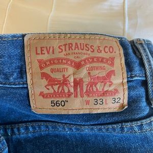 Levi’s 560 33 x 32 mens loose fit brand new